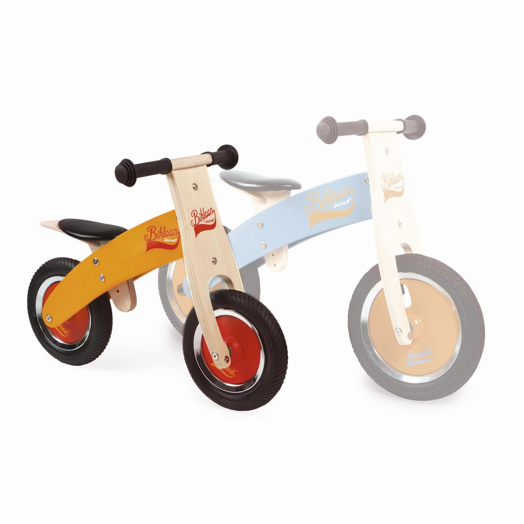 Janod My First Orange And Red Little Bikloon Balance Bike Curiosity starters