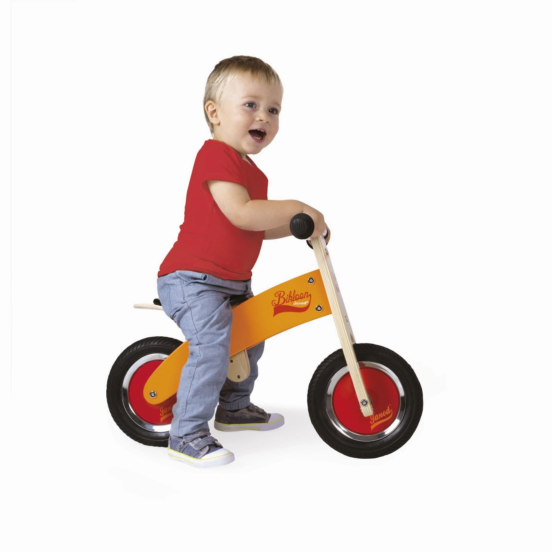 Smart kids gear Janod My First Orange And Red Little Bikloon Balance Bike
