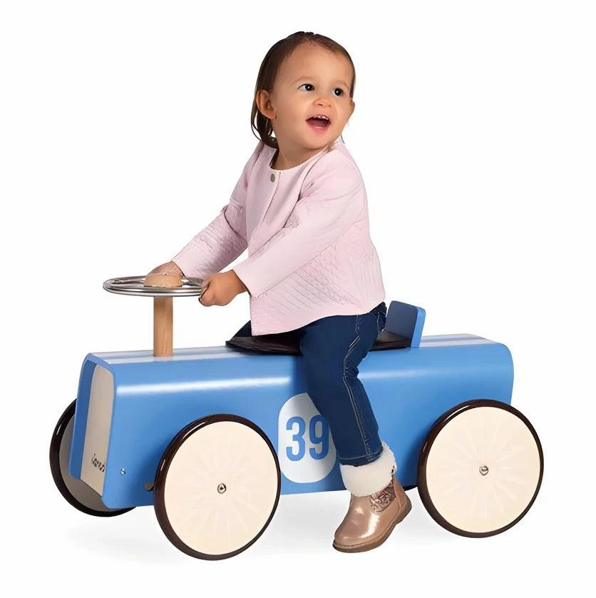 Janod Retro Car Ride-On Inspiring creativity Smart kids gear