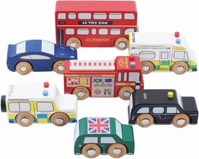 Holistic Le Toy Van Premium Wooden London Toy Car Set