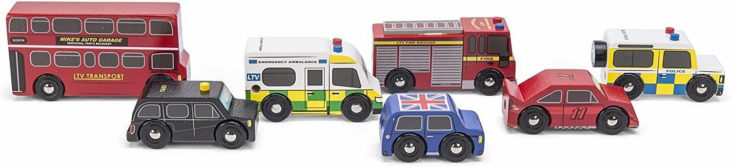 Le Toy Van Premium Wooden London Toy Car Set Moments of imagination