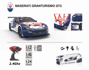 Maserati Granturismo Gt3 Remote Control Racing Car 1:16 Scale Educational fun