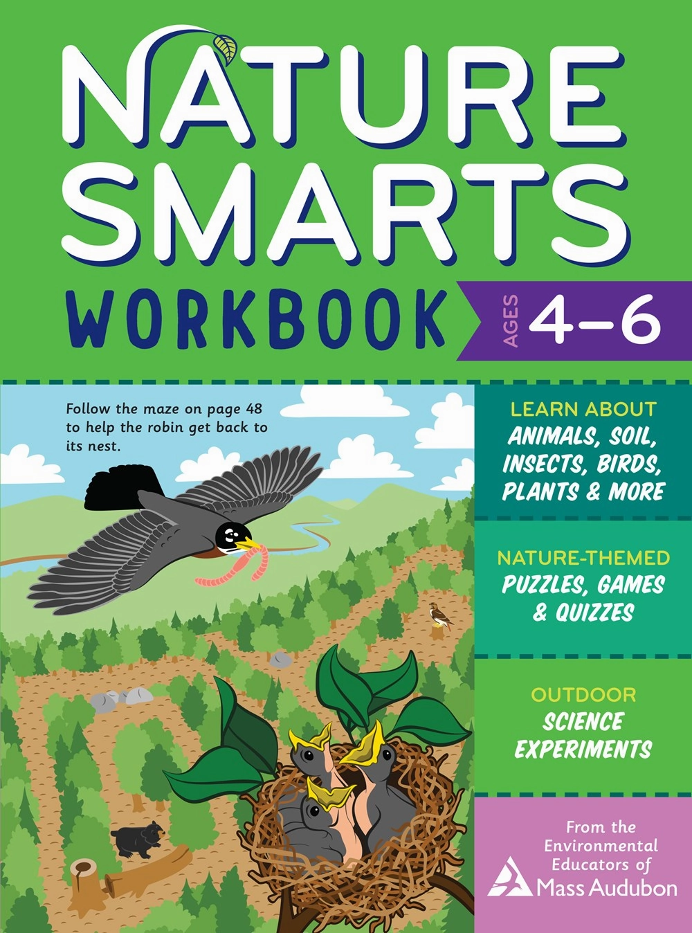 Everyday learning Preschool minds Nature Smarts Workbook 4-6