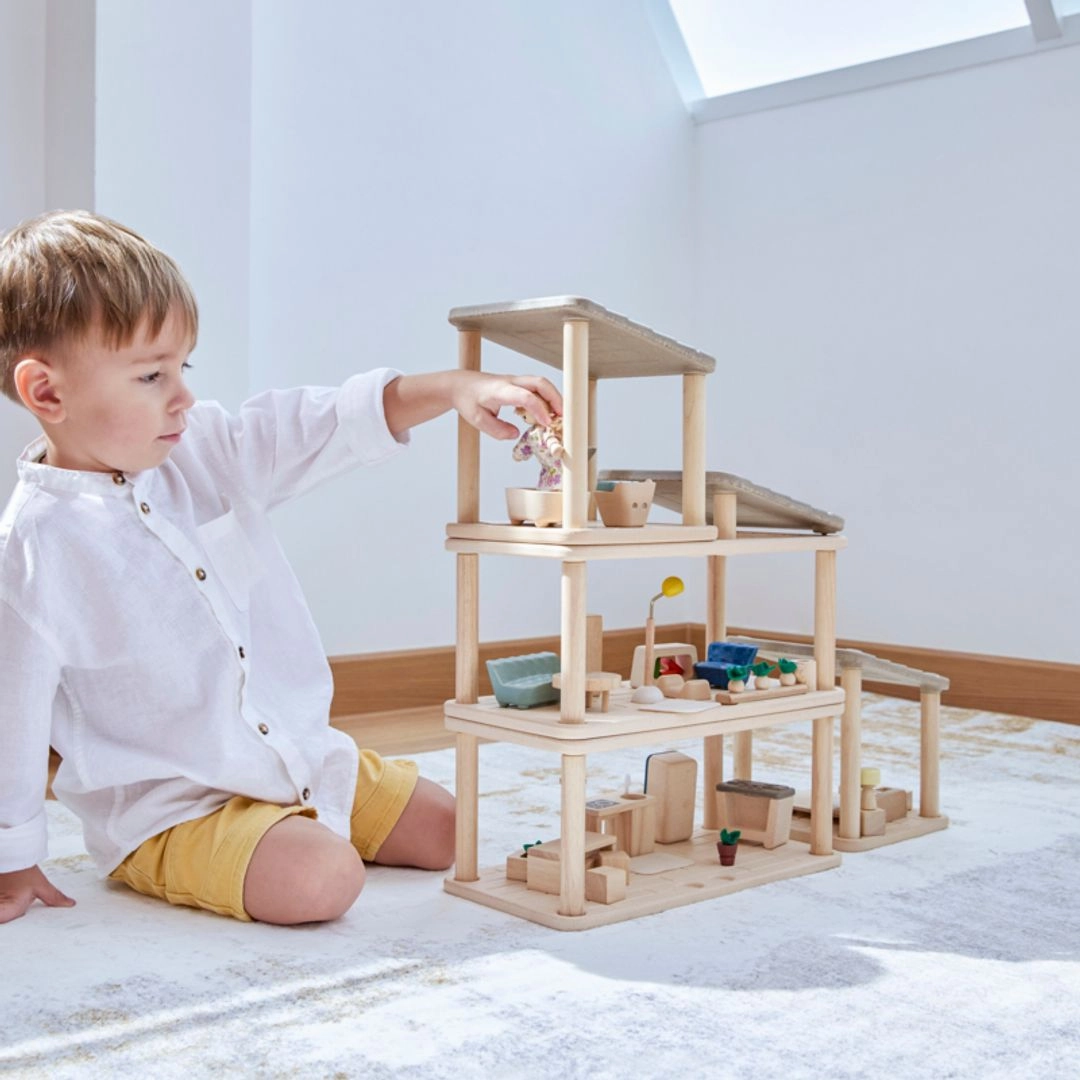 Thoughtful learning Planspace Modular Wooden Dollhouse - Bathroom
