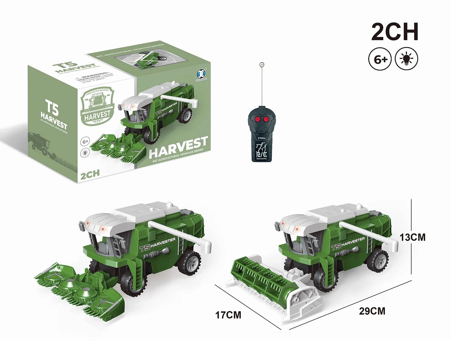 Moments of imagination Remote Controlled Rc 2-Channel T5 Harvester