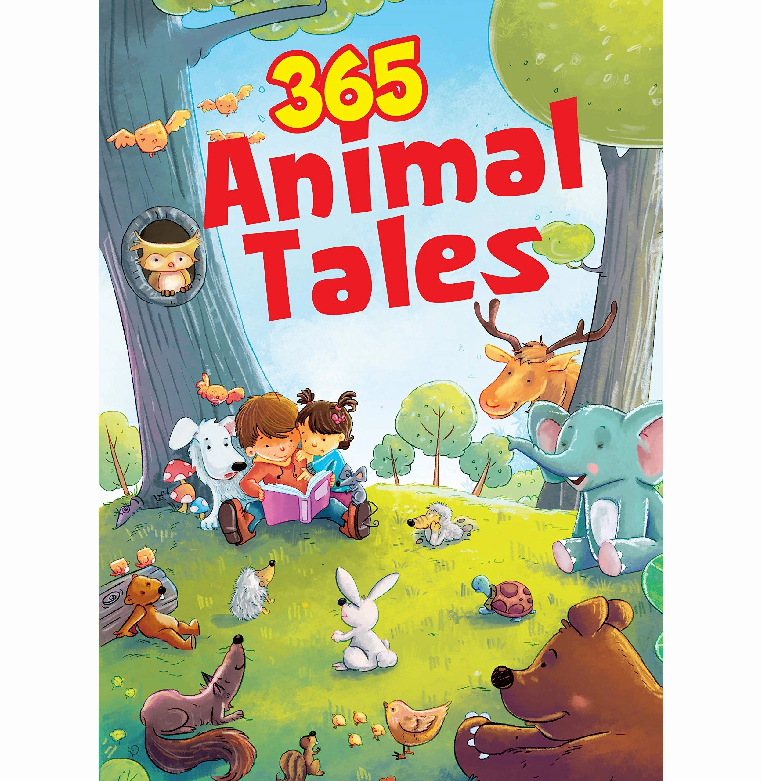 Kids essentials Story Books : 365 Animal Tales (Illustrated Stories For Children) (365 Series) [Hardcover] Om Books Editorial Team