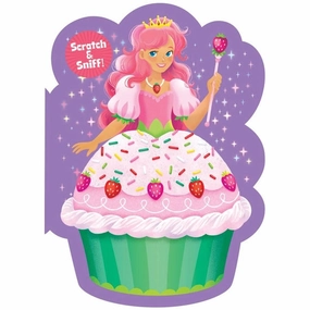 Creative kids Strawberry Princess Cupcake Scratch & Sniff Birthday Card