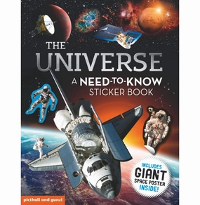 The Universe: Solar System Wallchart Poster And Sticker Book (Need To Know Sticker Books) Giles Sophie Tiny thinkers