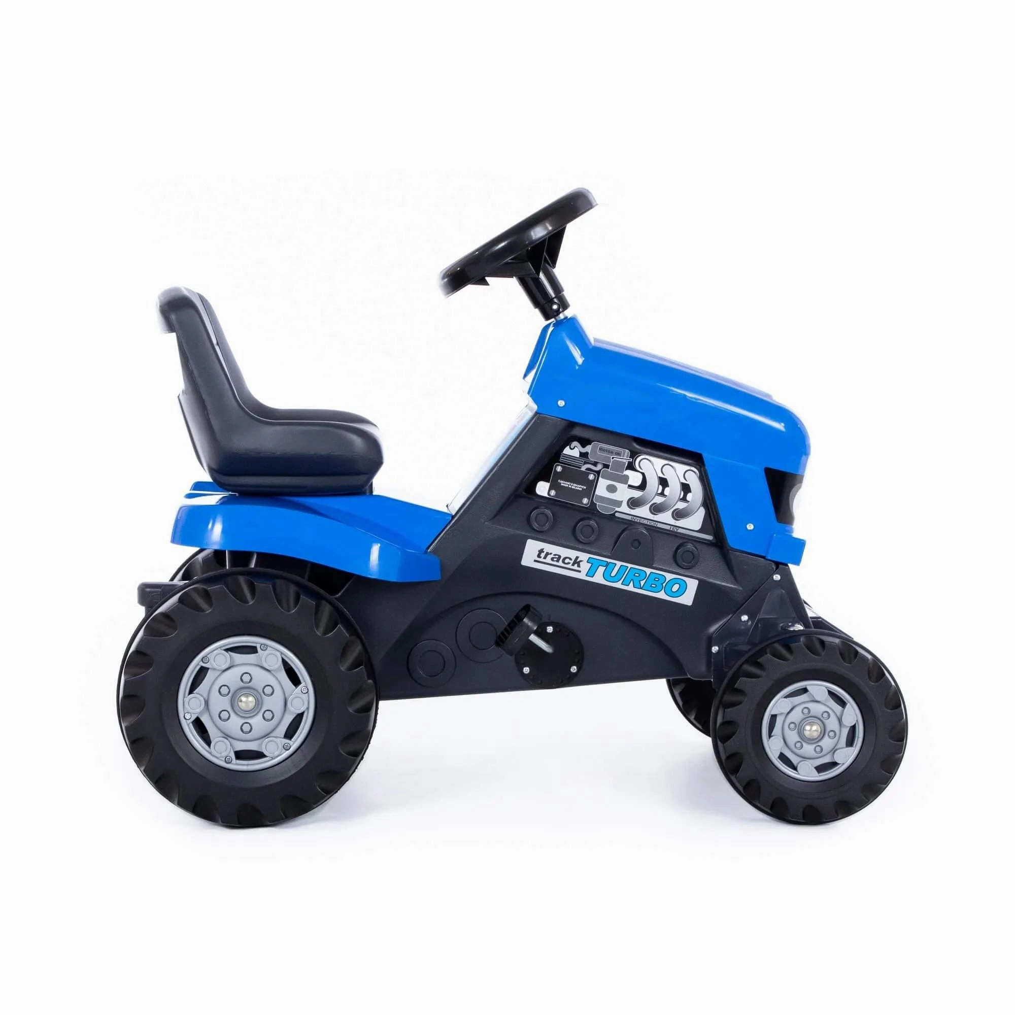 Turbo Pedal Tractor - Blue Learn at home Little hands