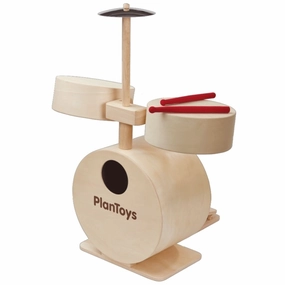 Little adventures Wooden Toy Drum Set With Cymbals