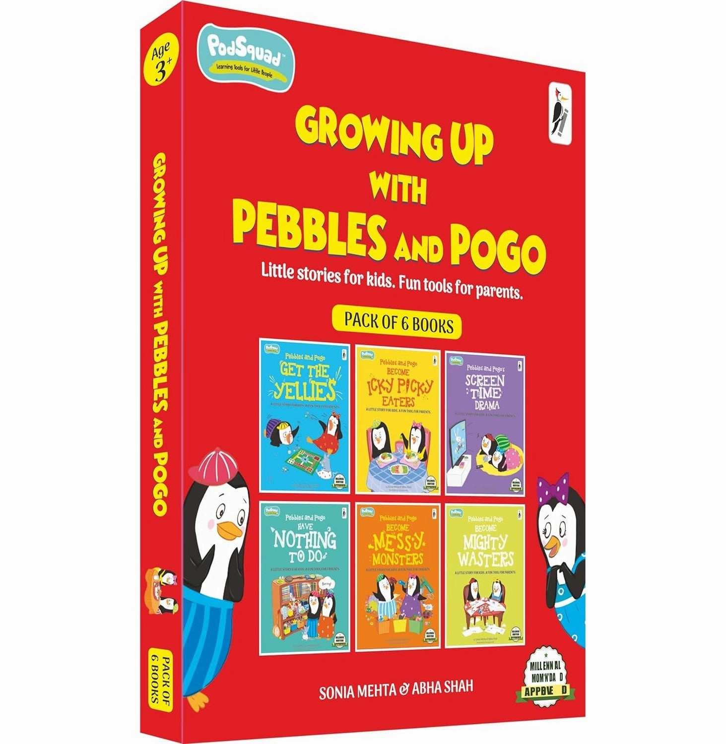 Fun that fuels growth Growing Up With Pebbles And Pogo (6 Volume Box Set) [Paperback] Woodpecker Books; Sonia Mehta; Abha Shah And Wilco International Llp