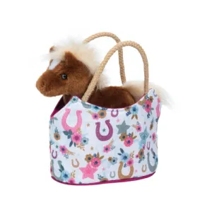 Boho Horseshoe Sassy Sak With Brown Horse Active learners