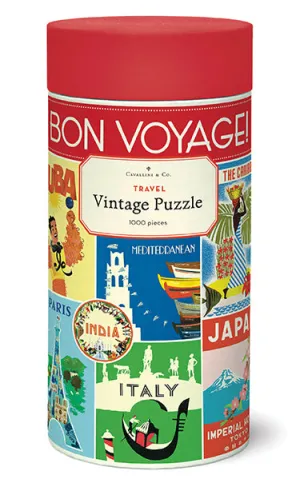 Playful learning Cavallini & Co. Travel 1000 Piece Puzzle