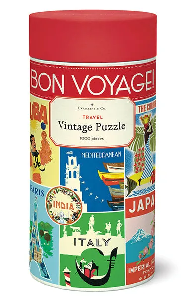Playful learning Cavallini & Co. Travel 1000 Piece Puzzle