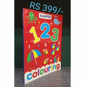 123 Colouring Bumper  Brown Watson Mini makers