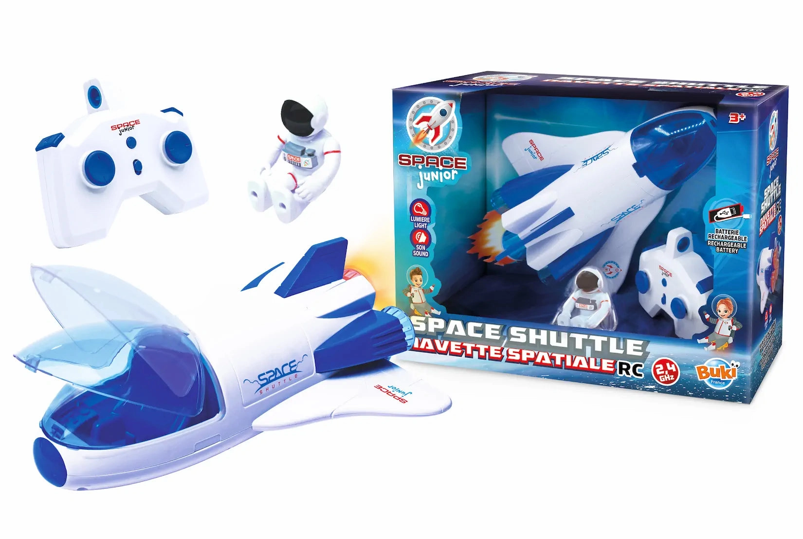 Quiet play for growing minds Buki France Rc Space Shuttle