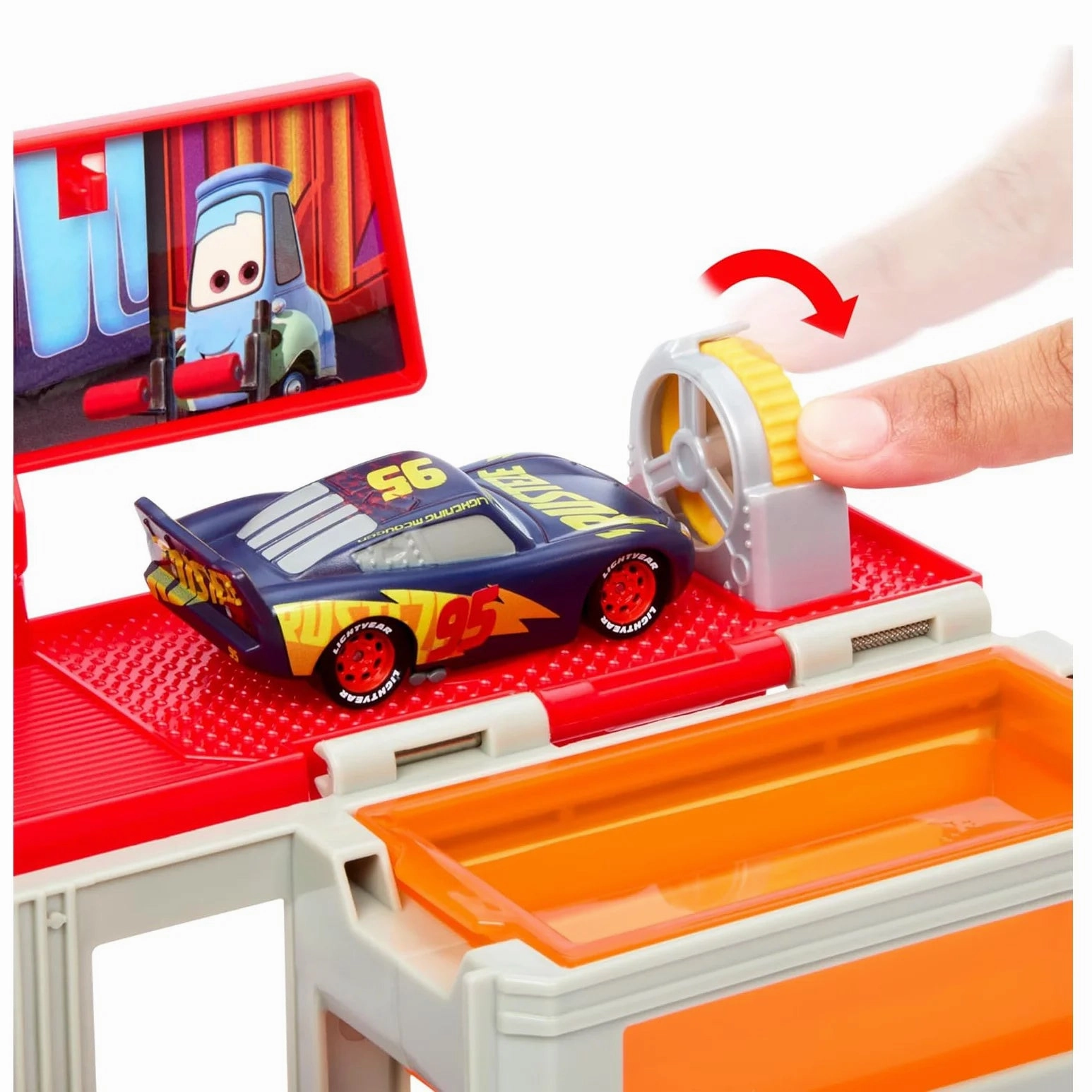 Tiny thinkers Cars Mack Official Mobile Paintshop Colour Changing Truck Playset