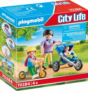 City Life - Mother With Children 70284 Learning fun