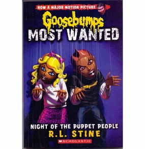 Goosebumps Most Wanted #8: Night Of The Puppet People R.L Stine Learning fun Quiet play for growing minds