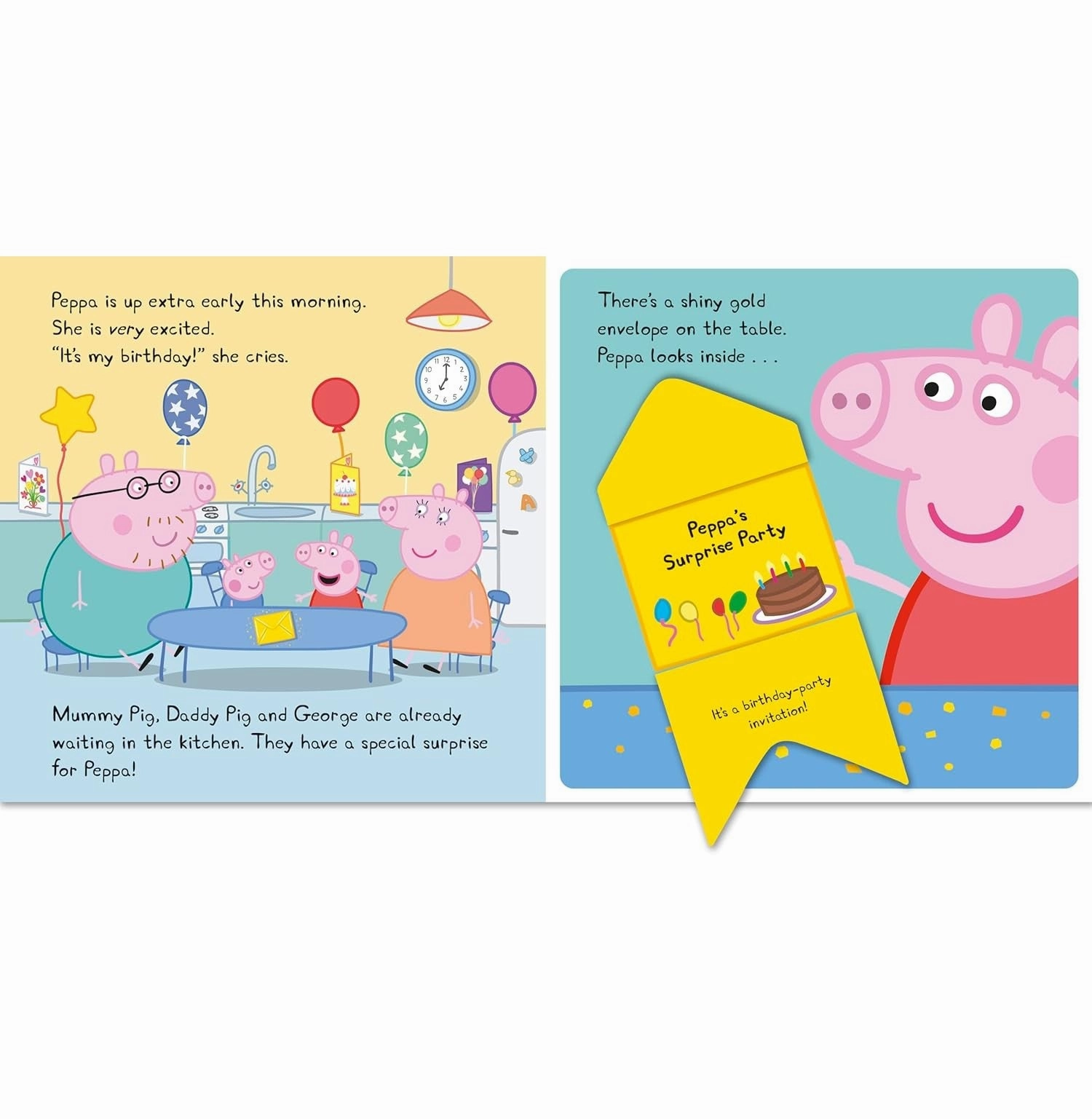 Nurturing minds Mini makers Peppa Pig: Peppa'S Surprise Party: A Lift:The:Flap Book [Board Book] Peppa Pig