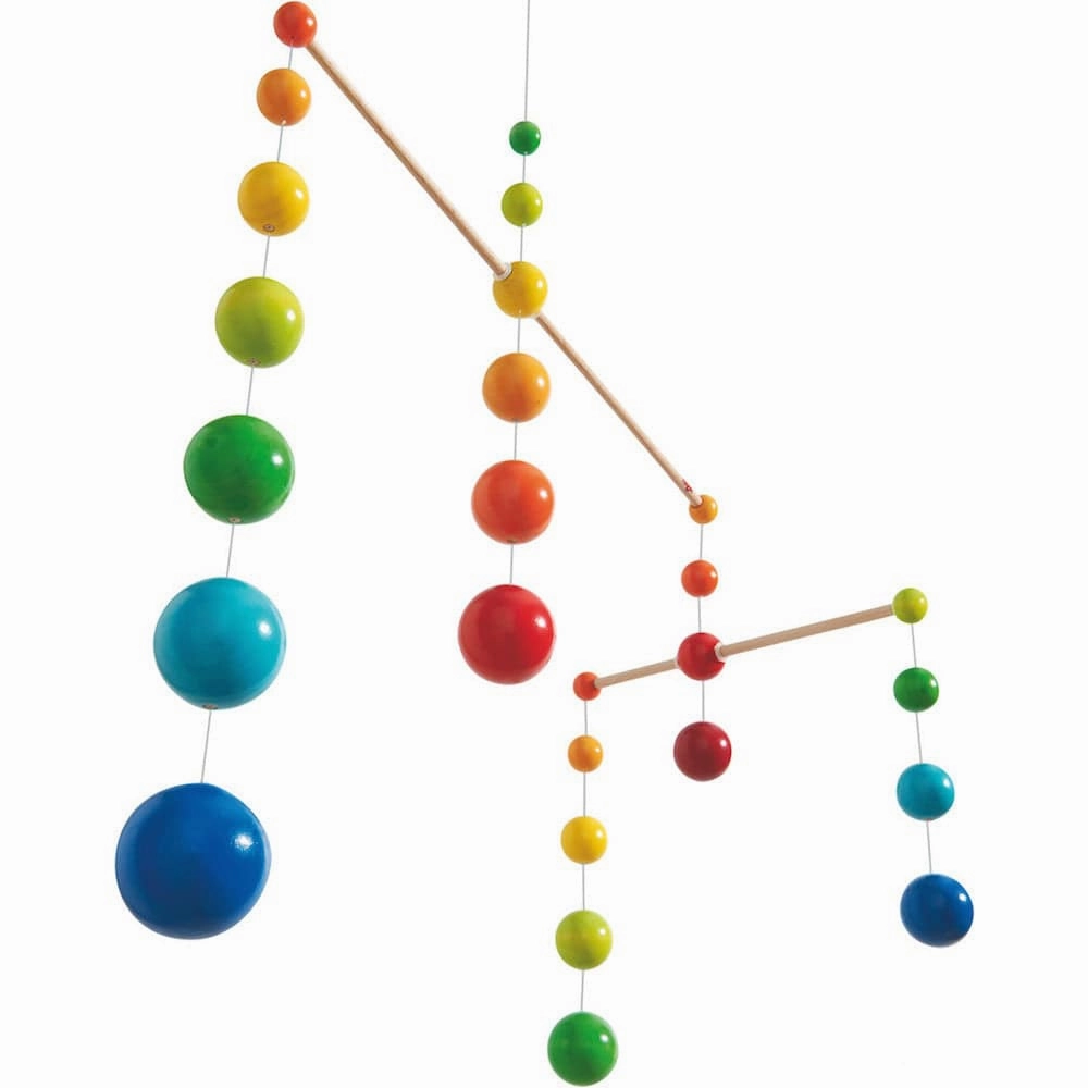 Kids discovery tools Rainbow Balls - Wooden Mobile