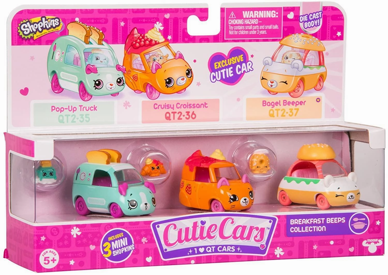 Shopkins Cutie Car S2 3-Pack - Assorted Young explorers Early discovery