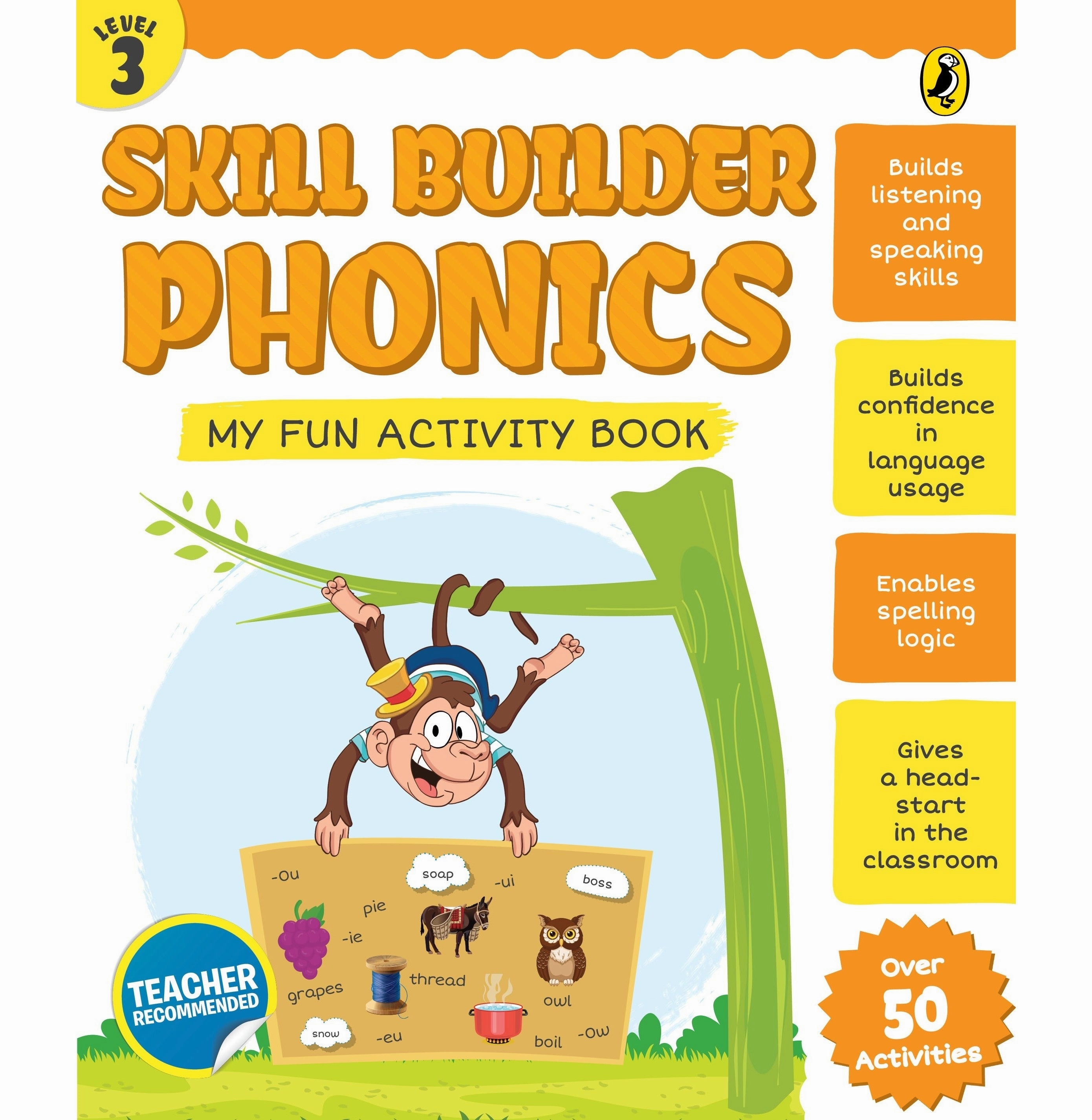 Skill Builder Phonics Level 3 [Paperback] Penguin India Parent-approved learning