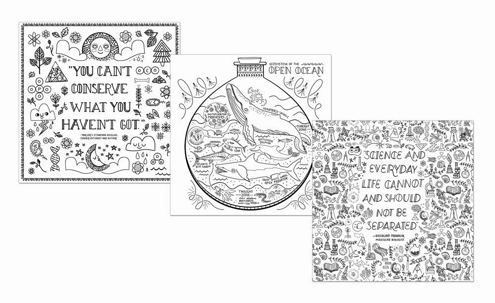 Young learners The Wondrous Workings Of Science And Nature Coloring Book