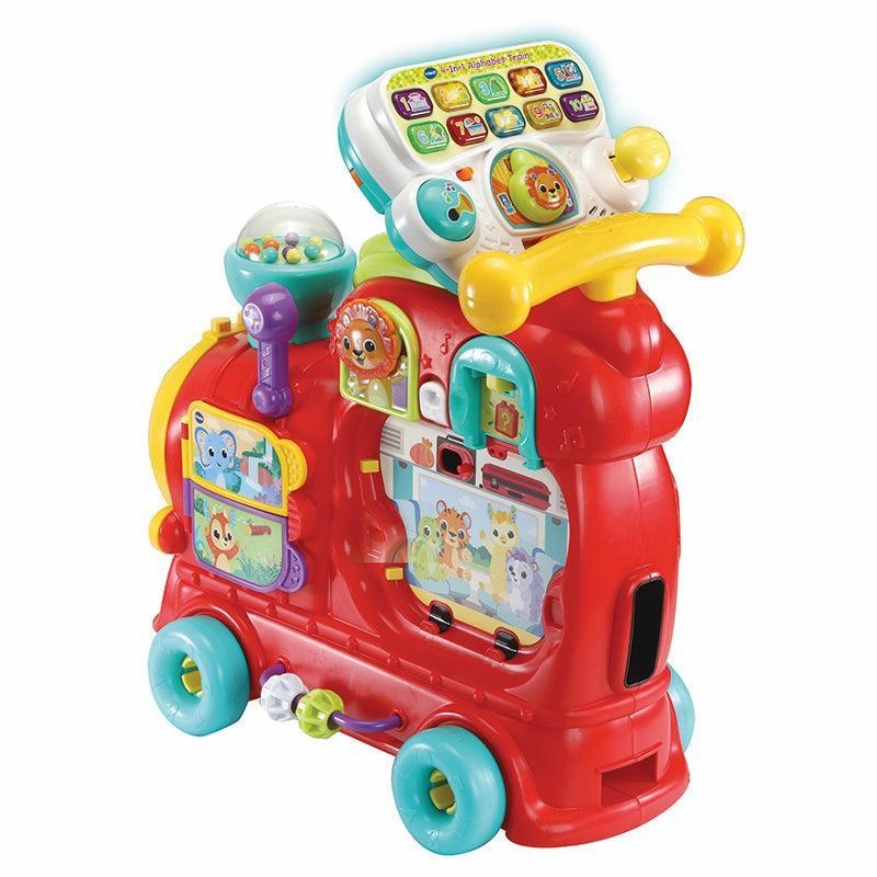 Vtech Baby Push And Ride Alphabet Train Push Along Toy - English Little builders Fun for curious minds