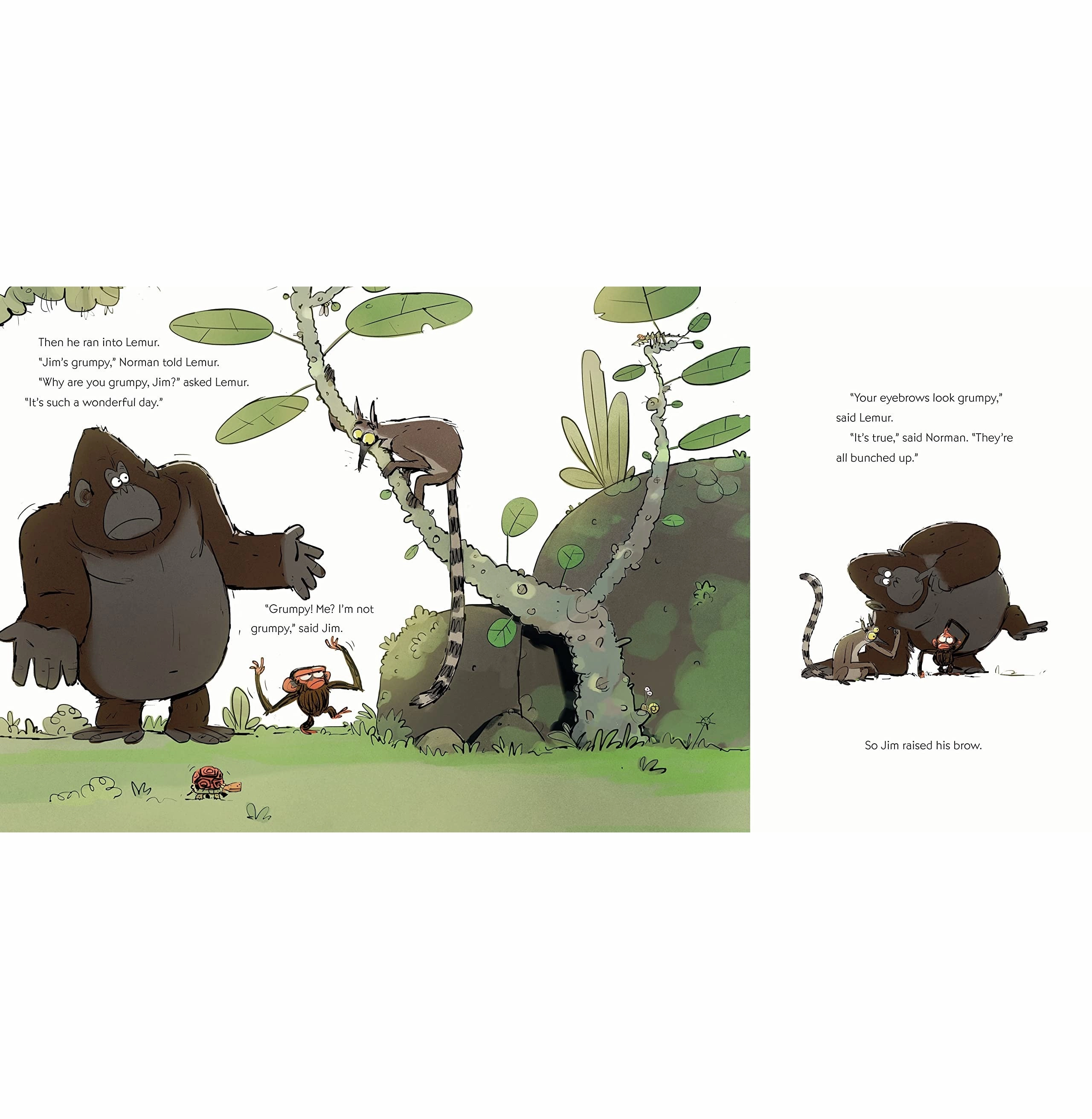 Little hands Grumpy Monkey [Paperback] Lang Suzanne And Lang Max