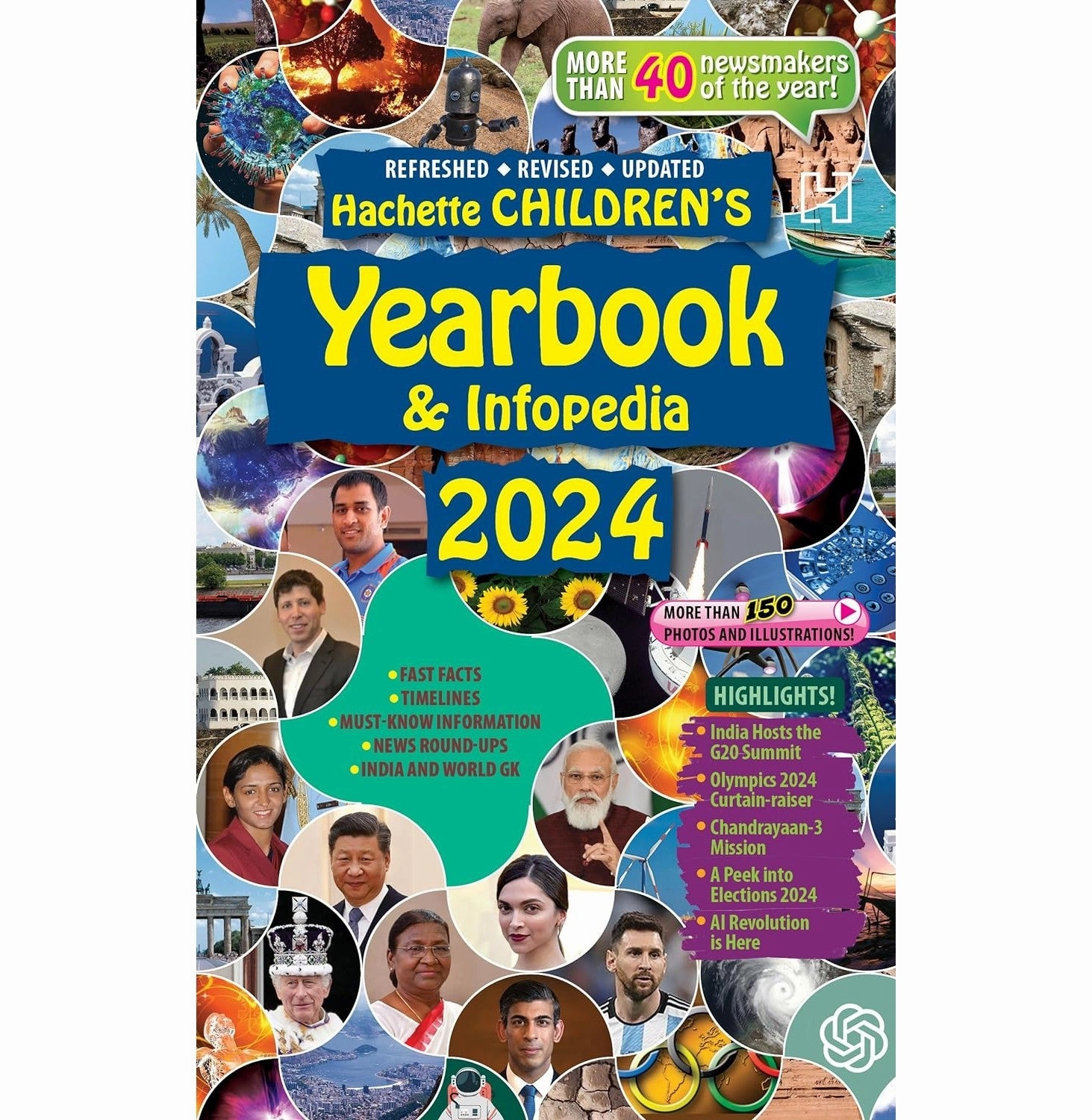 Kids essentials Hachette Childrens Yearbook And Infopedia 2024 [Paperback]