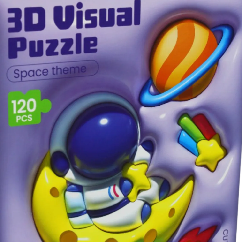 3-D Visual Puzzle - Space Theme Thoughtful learning Kids essentials