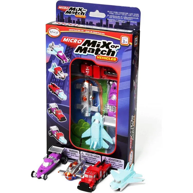 Growing minds Micro Mix Or Match Vehicles - Set 3