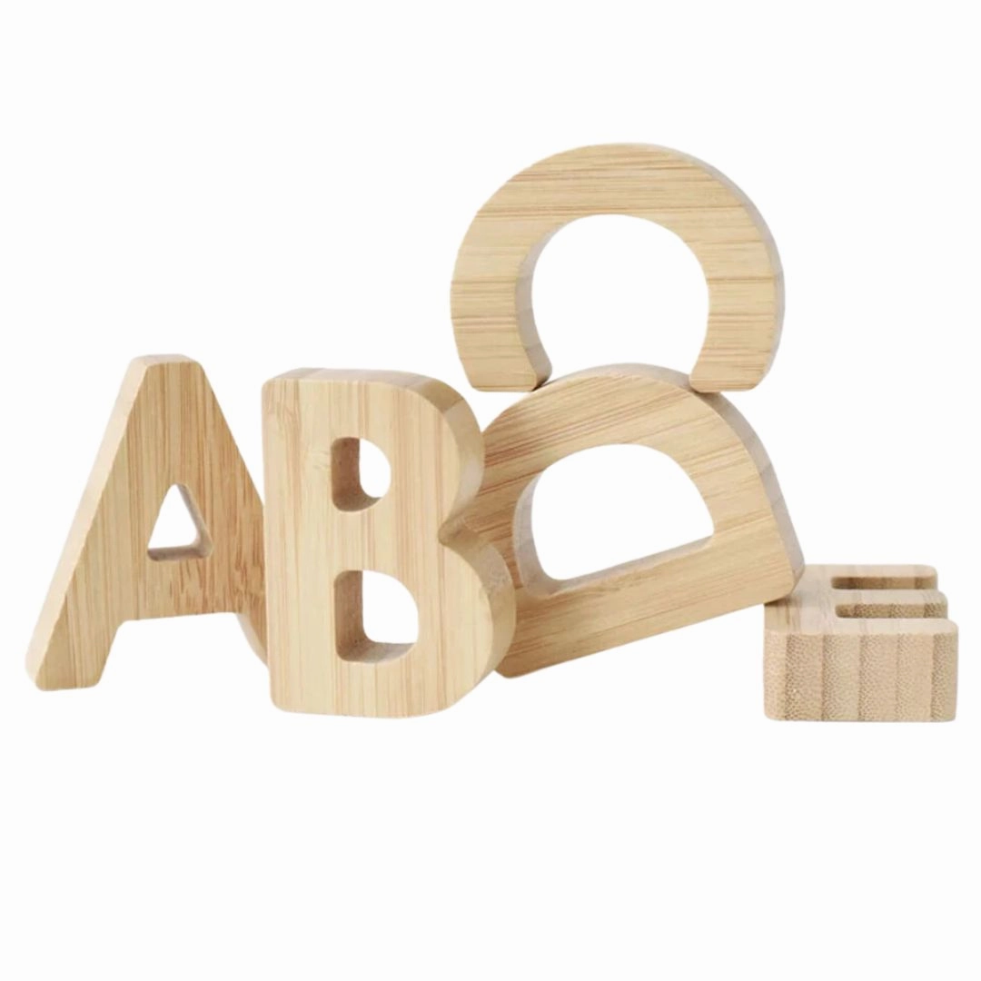 Fun that fuels growth Bamboo Alphabet Set