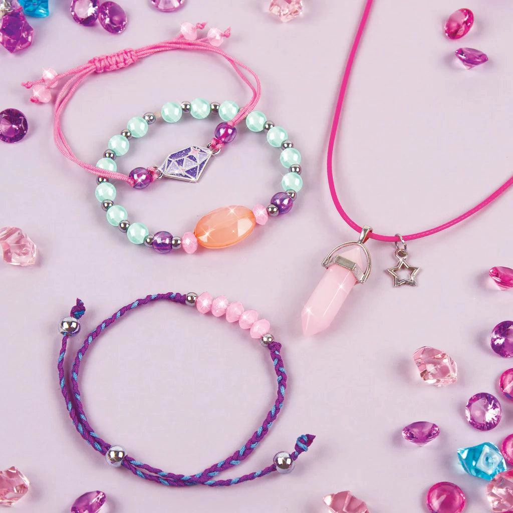 Engaging young minds Make It Real 1211 Positive Gems Jewellery Kit