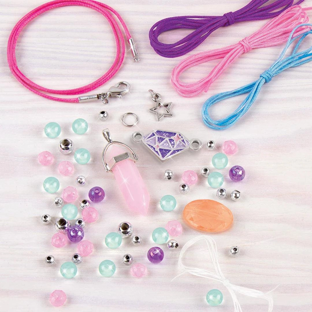 Make It Real 1211 Positive Gems Jewellery Kit Early learning Kid-centered learning