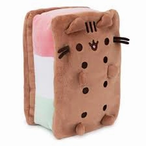 Neapolitan Ice Cream Sandwich Pusheen 9.5" Fun for curious minds