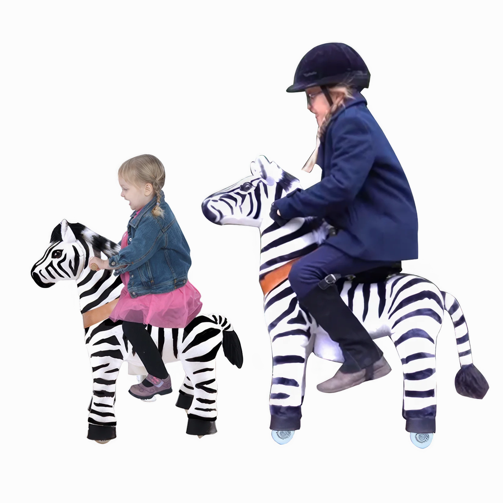 Young imaginations Ponycycle Mechanically Walking Ride-On - Zebra - Age 3-5 Years
