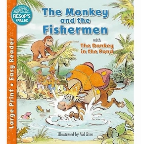 The Monkey & The Fishermen & The Donkey In The Pond Giles Sophie And Biro Val Busy kids