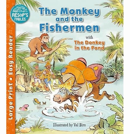 The Monkey & The Fishermen & The Donkey In The Pond Giles Sophie And Biro Val Busy kids