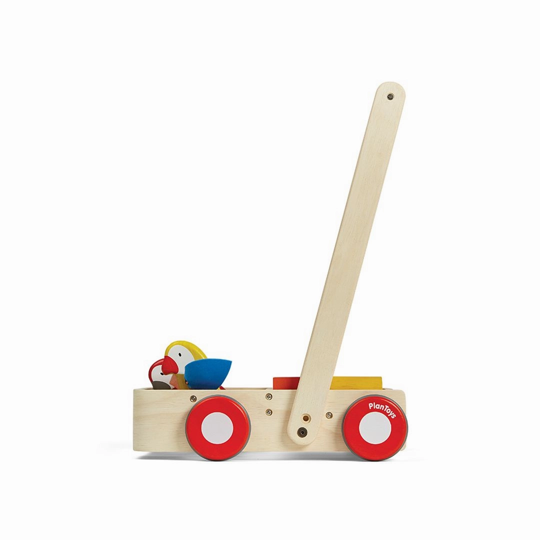 Wooden Bird Walker Wagon Holistic Kids discovery tools