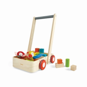 Wooden Bird Walker Wagon Learning fun Quiet play for growing minds