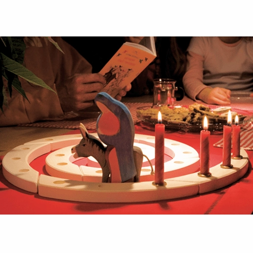 Wooden Birthday / Advent Spiral Mindful play