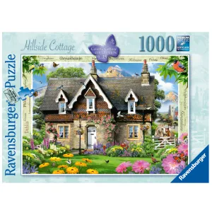 1000 Pc Puzzle - Hillside Cottage Kids essentials Little learners