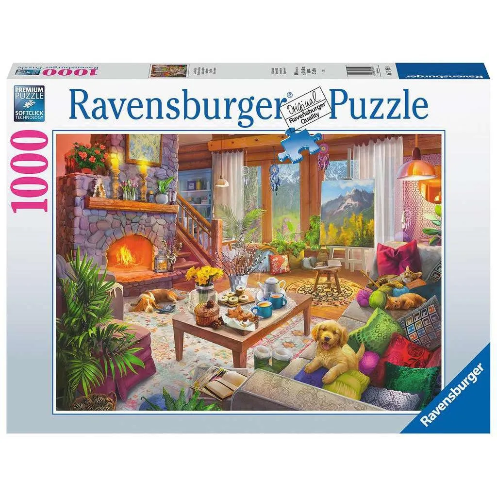 Growing minds Cozy Cabin 1000Pc