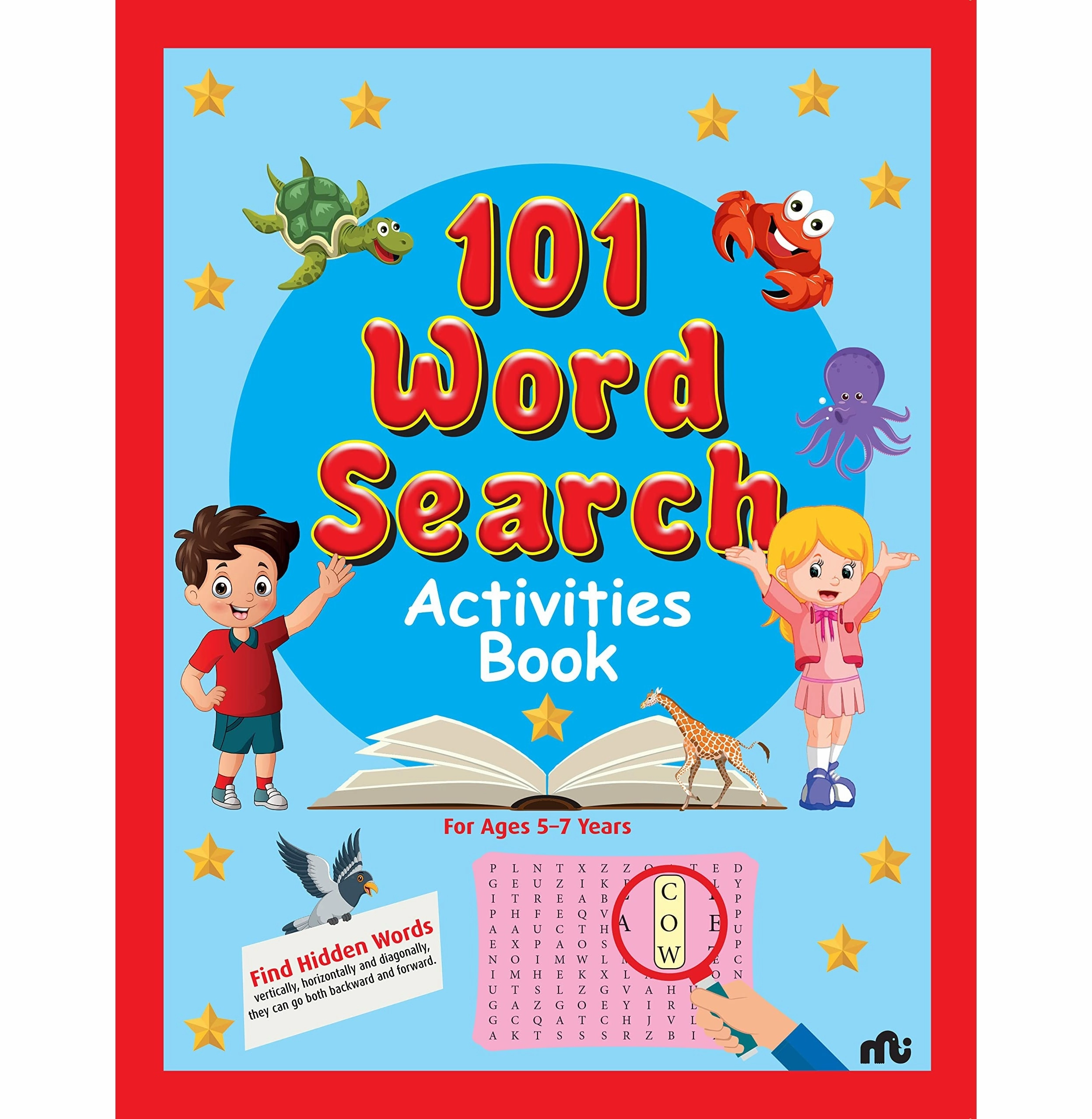 Early discovery Engaging young minds 101 Word Search: Activities Book [Paperback] Moonstone And Rupa Publications India