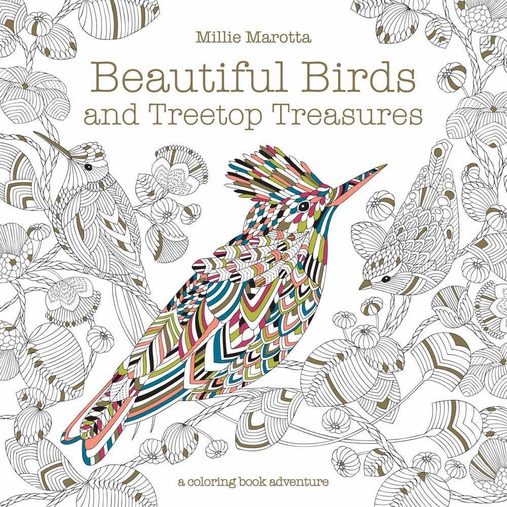 Inspiring creativity Millie Marotta Beautiful Birds And Treetops Coloring Book