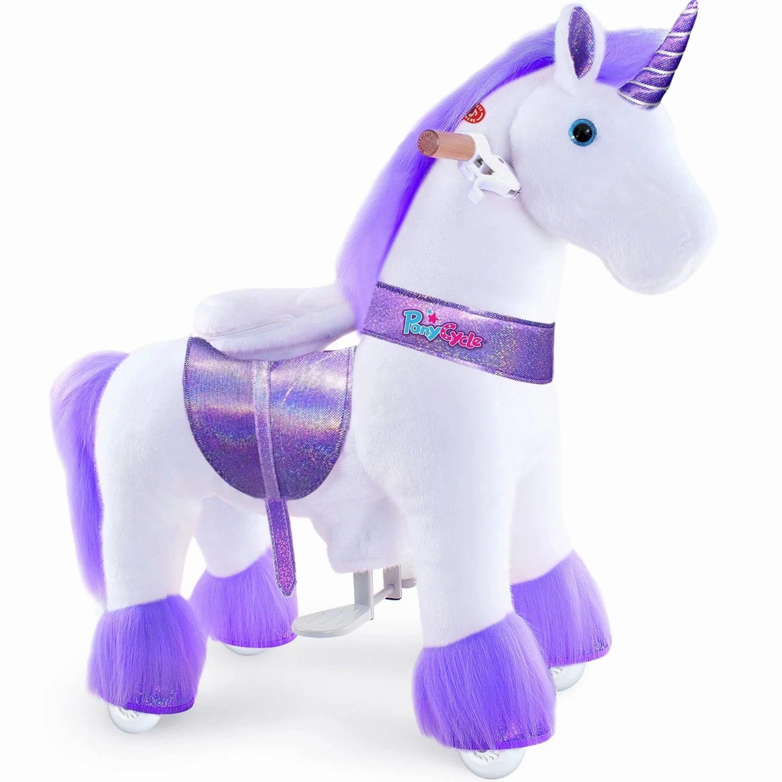 Growth tools Ponycycle Mechanically Walking Ride-On Purple Unicorn
