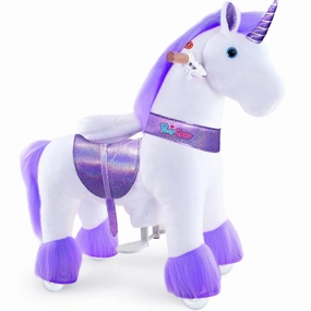 Growth tools Ponycycle Mechanically Walking Ride-On Purple Unicorn
