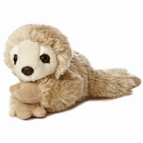 Snoozy The Light Brown Sloth - Mini Flopsies Fun that fuels growth Playroom learning
